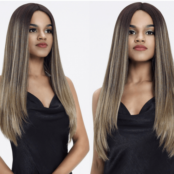 WIG LACE DEMI HUMAN HAIR BLENDED